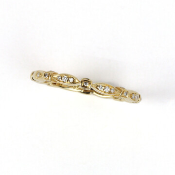 Featured image of this Women’s 14k Yellow Gold Diamond Ring