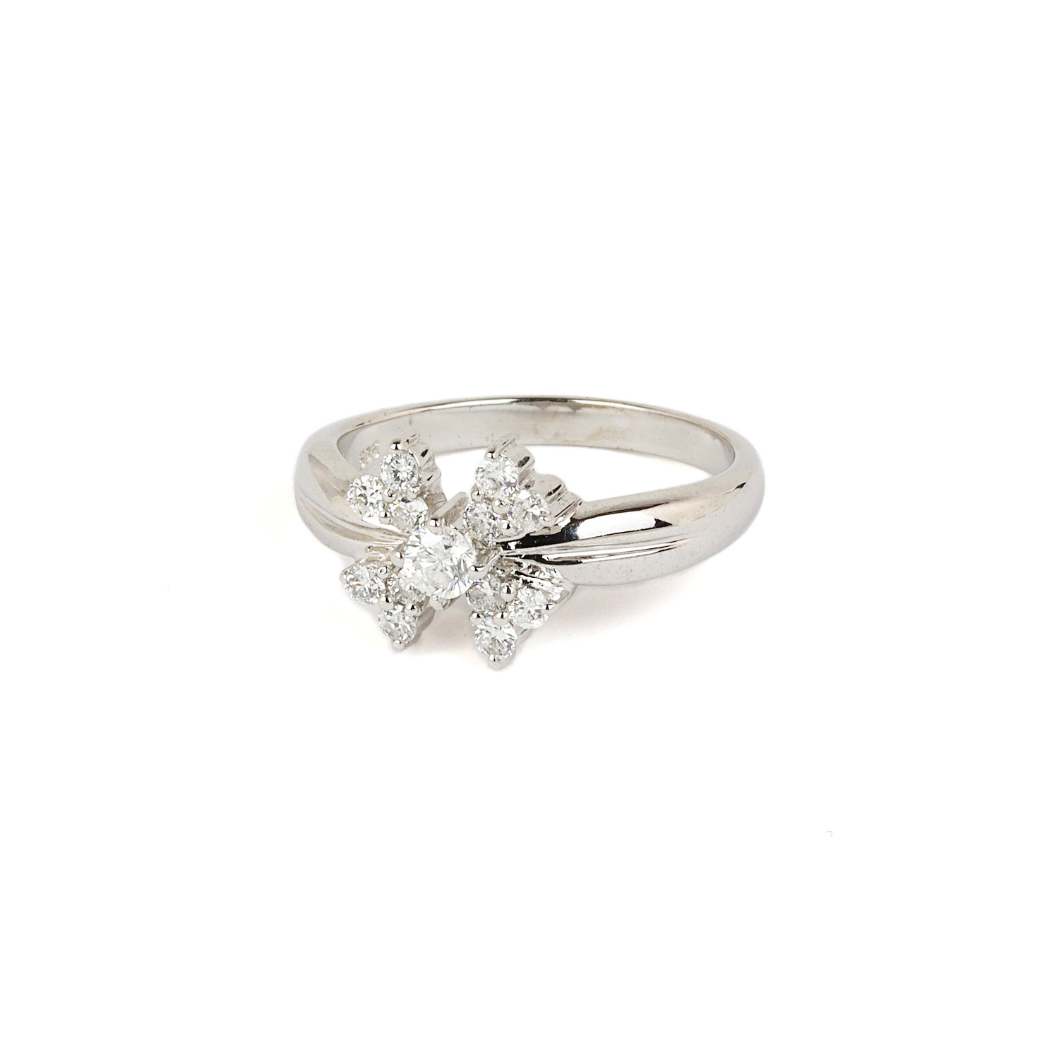 Gallery image of this Women’s 14k White Gold Diamond Ring