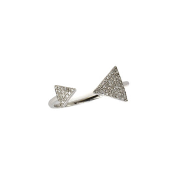 Featured image of this Women’s 14k White Gold Adjustable Diamond Ring