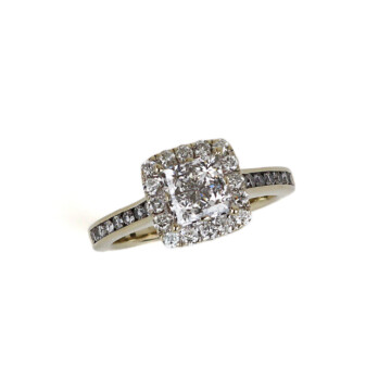 Featured image of this Women’s 14k White Gold Diamond Bridal Ring