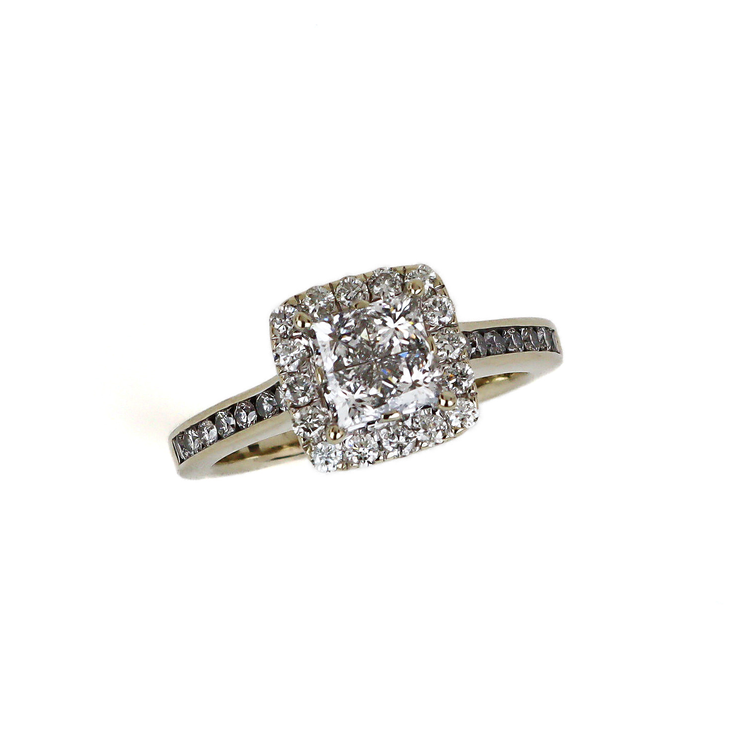 Featured image of this Women’s 14k White Gold Diamond Bridal Ring