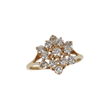 Featured image of this Women’s 14k Yellow Gold Diamond Ring