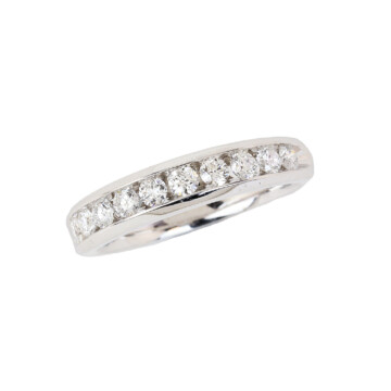Featured image of this Men’s 14k White Gold Diamond Ring