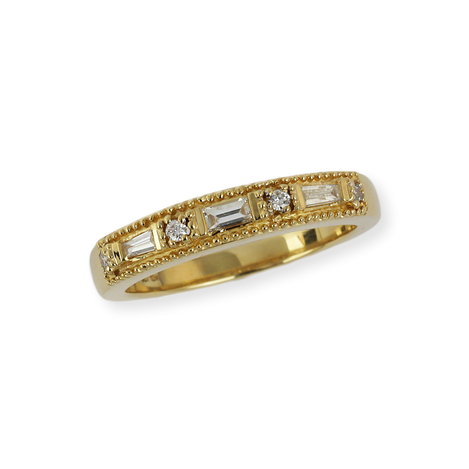 Featured image of this Women’s 18k Yellow Gold Diamond Band Ring