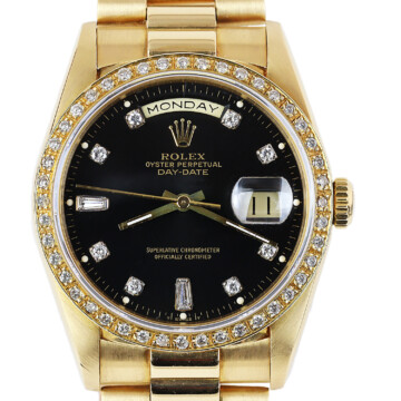 Featured image of this 18k Yellow Gold President Rolex Wristwatch – 36mm Case