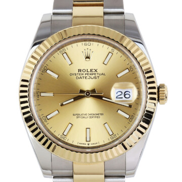 Featured image of this 18k Yellow Gold, Stainless Steel Datejust II Rolex Wristwatch – 41mm Case