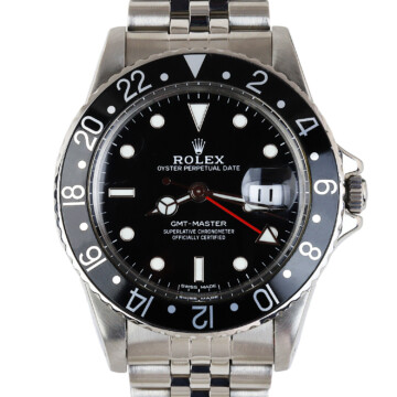 Featured image of this Stainless Steel GMT Master Rolex Wristwatch – 40mm Case