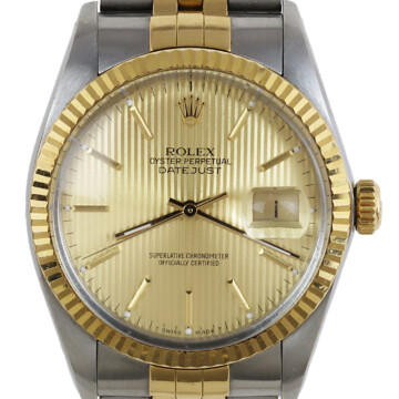 Featured image of this 18k Yellow Gold, Stainless Steel Datejust Rolex Wristwatch – 36mm Case