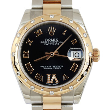 Featured image of this 18k Yellow Gold, Stainless Steel Rolex Wristwatch – 31mm Case