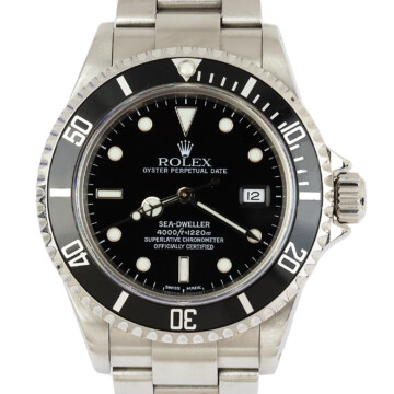 Featured image of this Stainless Steel Sea-Dweller Rolex Wristwatch – 40mm Case