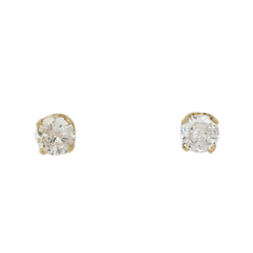 Featured image of this Women’s 14k Yellow Gold Diamond Stud Earrings