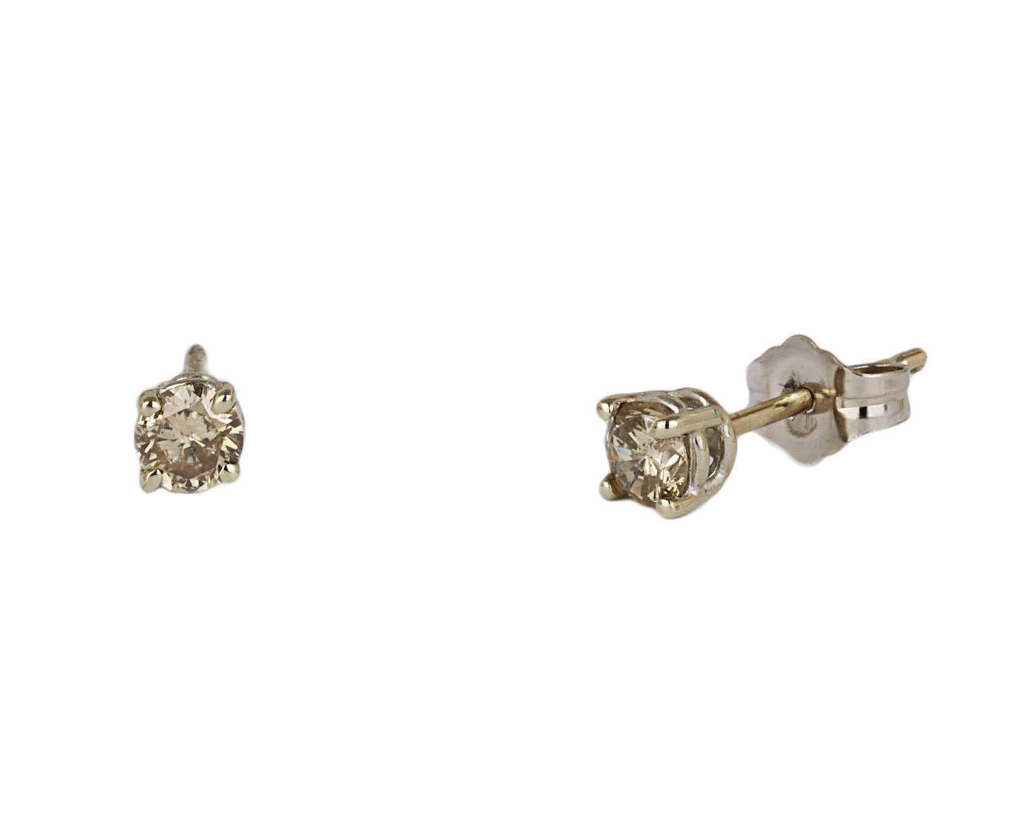 Gallery image of this Women’s 14k White Gold Diamond Stud Earrings