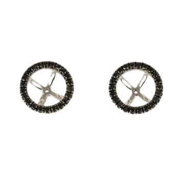 Featured image of this Women’s 14k White Gold Diamond Earring Jacket