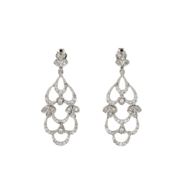 Featured image of this Women’s 14k White Gold Diamond Stud Earrings