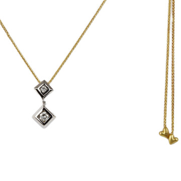 Featured image of this Women’s 18k Yellow & White Gold Diamond Necklace