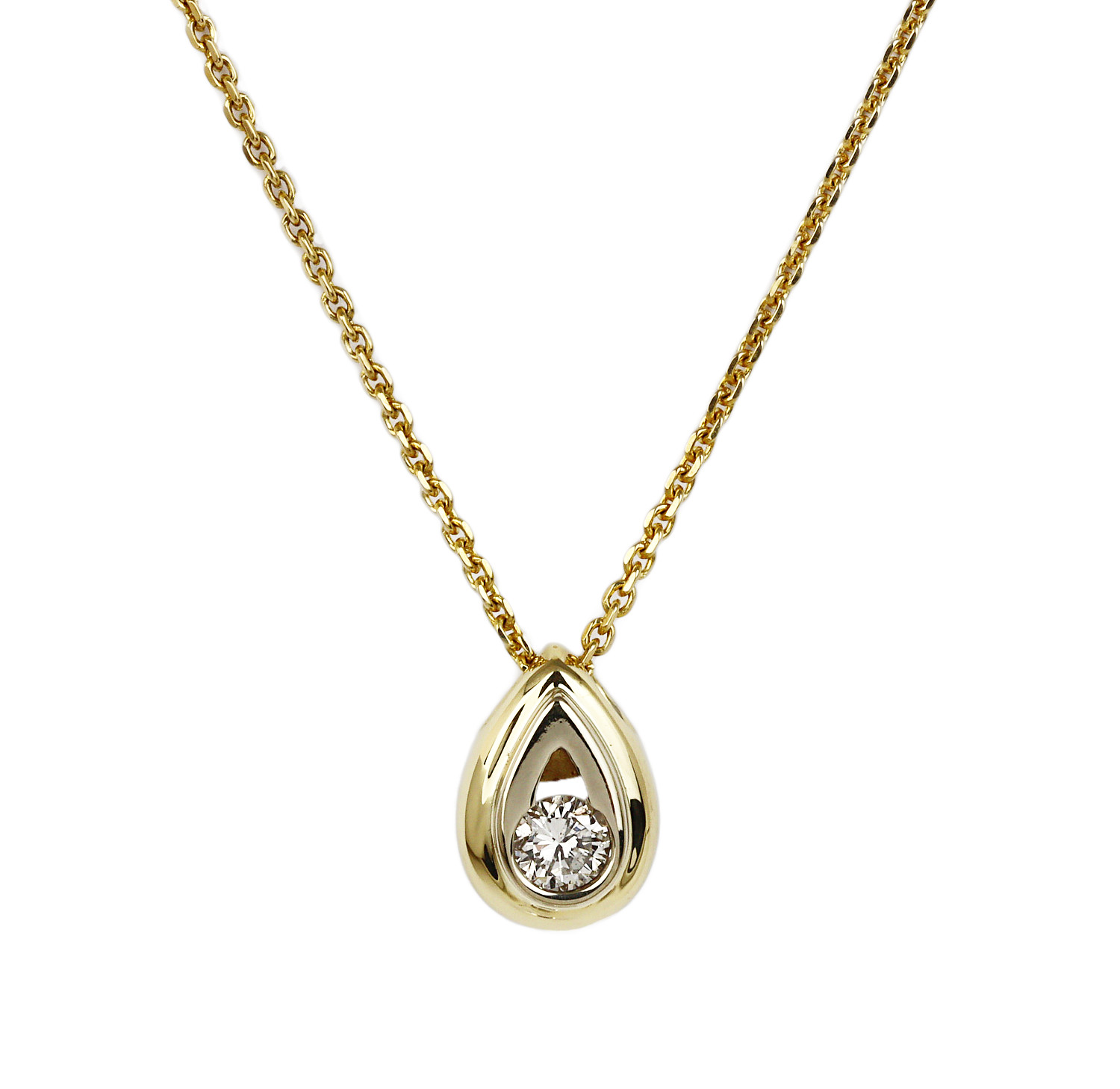 Featured image of this Women’s 18k Yellow Gold Diamond Necklace