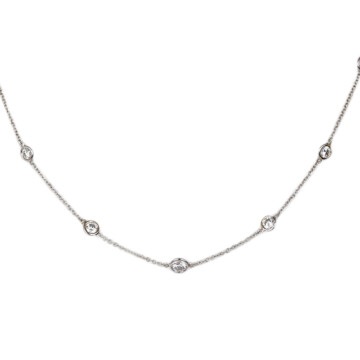Featured image of this Women’s 18k White Gold Diamond Necklace