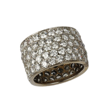 Featured image of this Women’s 14k White Gold Diamond Ring Size 5.75