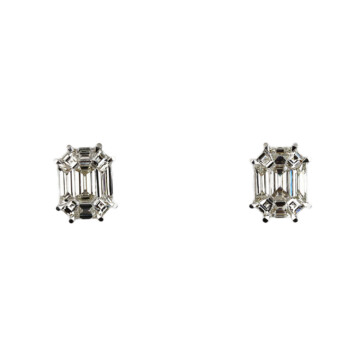 Featured image of this Women’s 18k White Gold Diamond Stud Earrings
