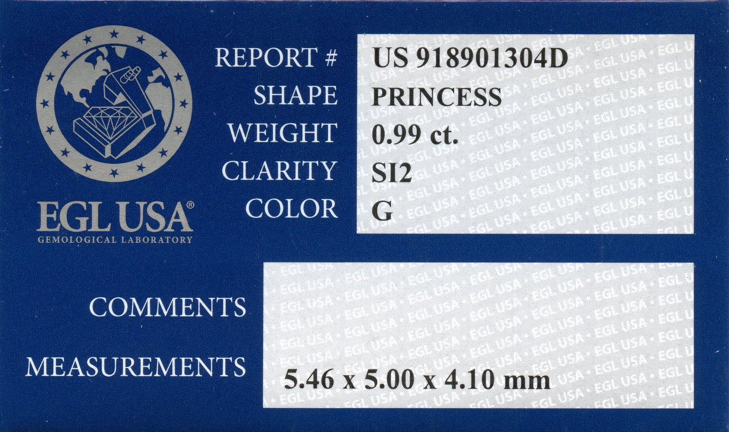 Gallery image of this Fischer Women’s 14k White Gold Diamond Bridal Ring Size 6.5 EGL Cert
