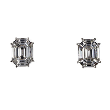 Featured image of this Women’s 14k White Gold Diamond Stud Earrings