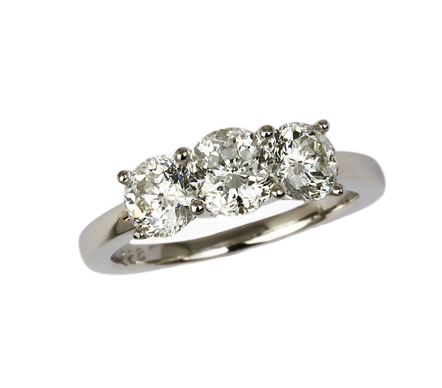 Featured image of this Women’s Platinum Diamond Bridal Ring Size 6.25 EGL Cert