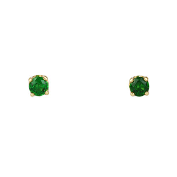 Featured image of this Women’s 14k Yellow Gold, Green Tourmaline Stud Earrings