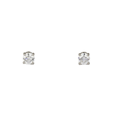 Featured image of this Women’s Platinum Diamond Stud Earrings