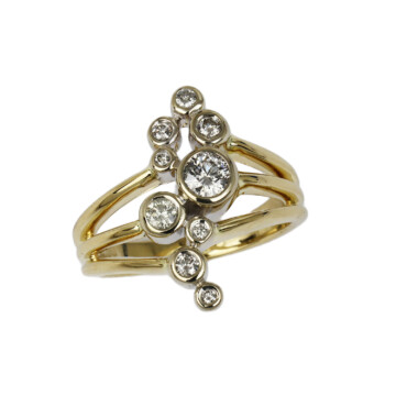 Featured image of this Women’s 14k Yellow Gold Diamond Ring Size 5.75