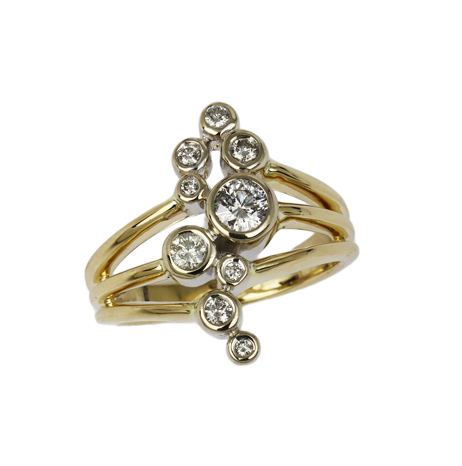 Featured image of this Women’s 14k Yellow Gold Diamond Ring Size 5.75
