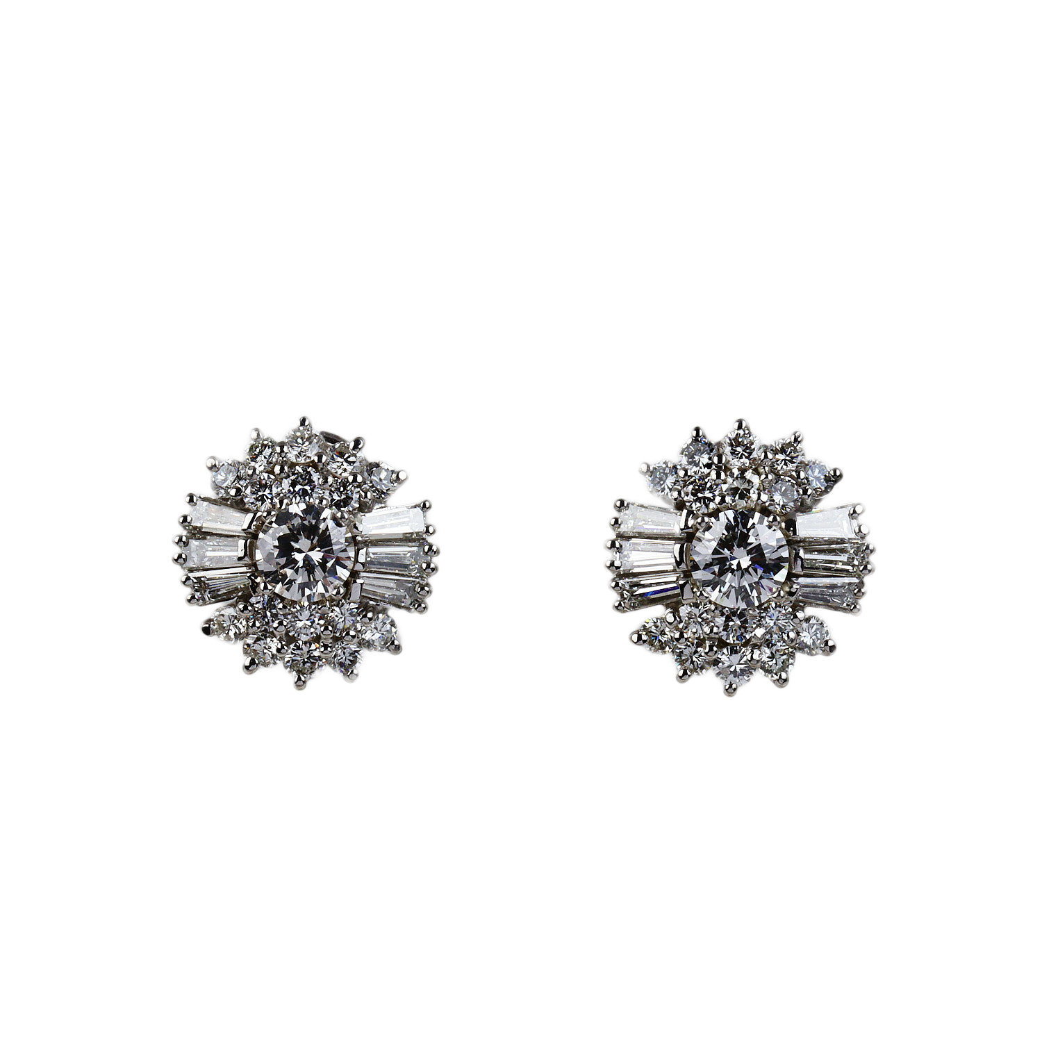 Featured image of this Women’s 14k White Gold Diamond Earrings