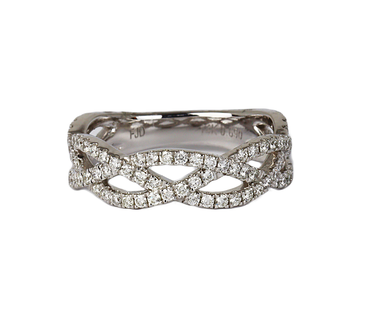 Gallery image of this Fischer Women’s 14k White Gold Diamond Ring Size 7