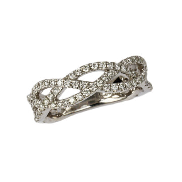 Featured image of this Fischer Women’s 14k White Gold Diamond Ring Size 7