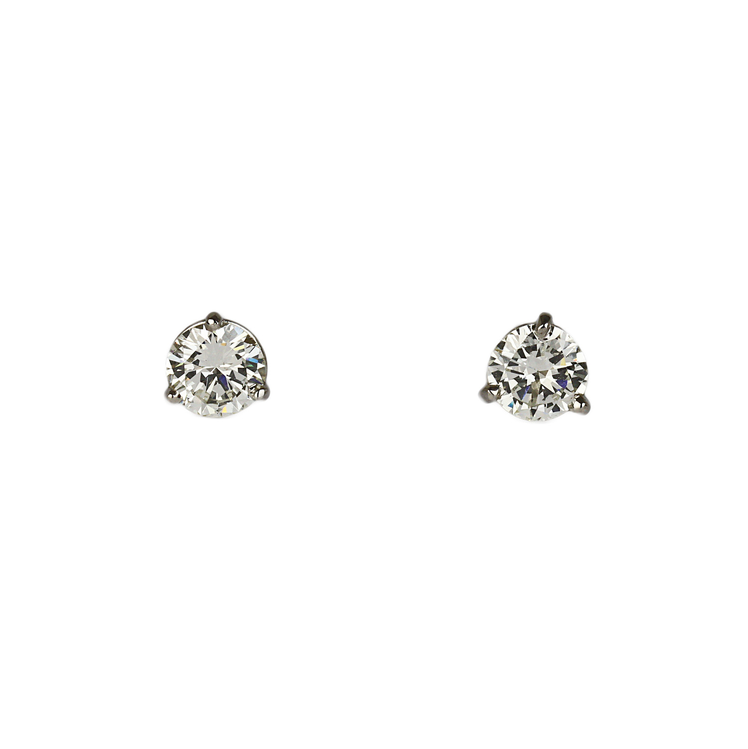 Featured image of this Women’s 14k White Gold Diamond Stud Earrings