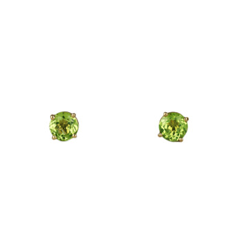 Featured image of this Women’s 14k Yellow Gold Peridot Stud Earrings