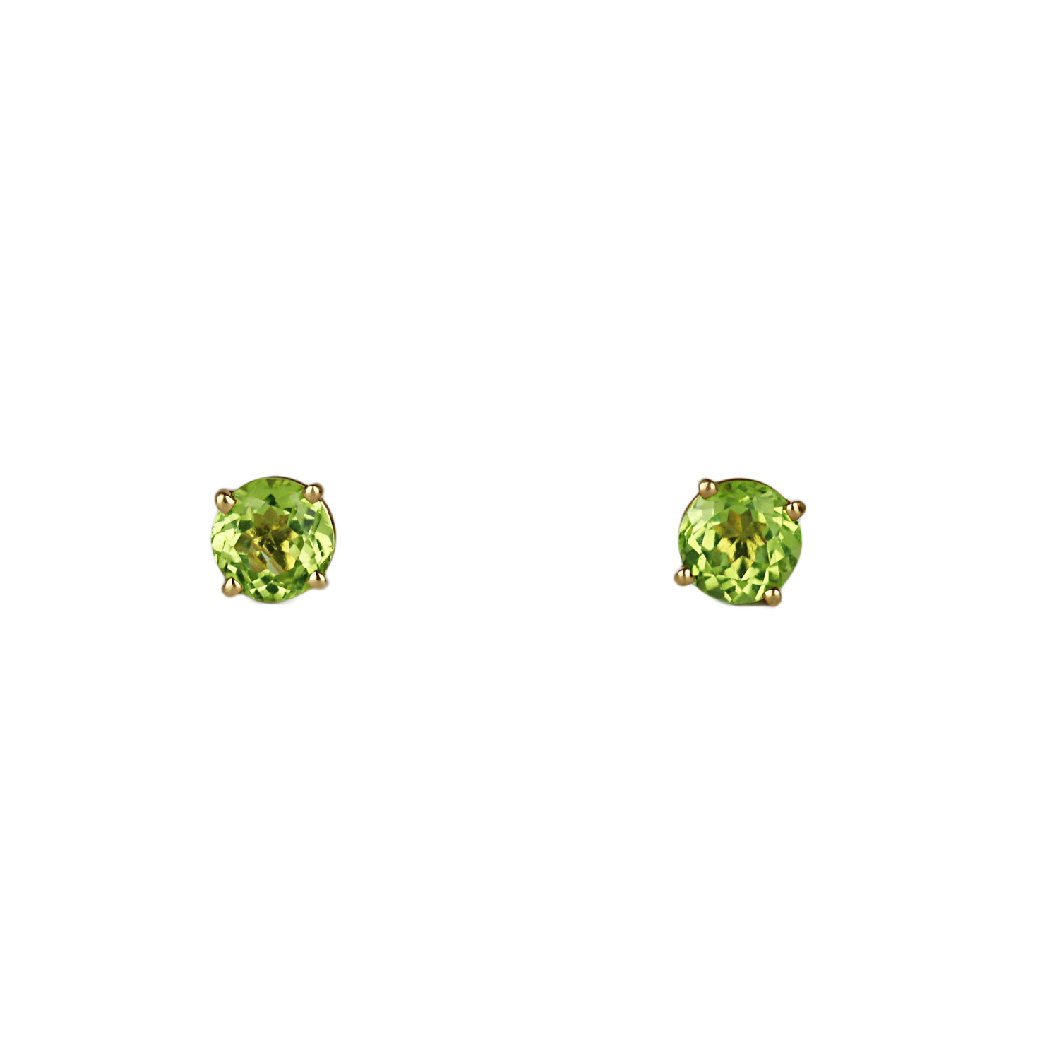 Featured image of this Women’s 14k Yellow Gold Peridot Stud Earrings