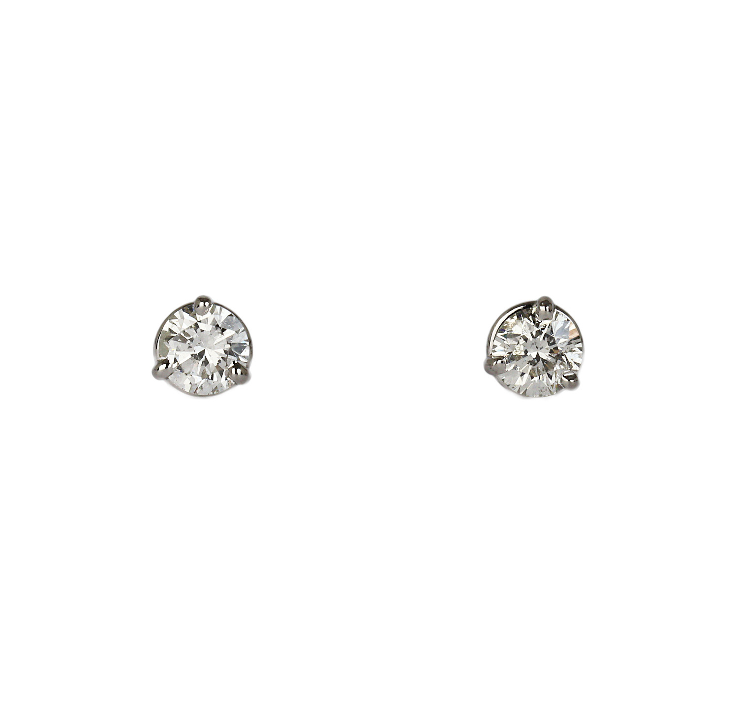 Featured image of this Women’s 14k White Gold Diamond Stud Earrings