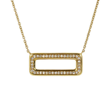 Featured image of this Women’s 14k Yellow Gold Diamond Necklace