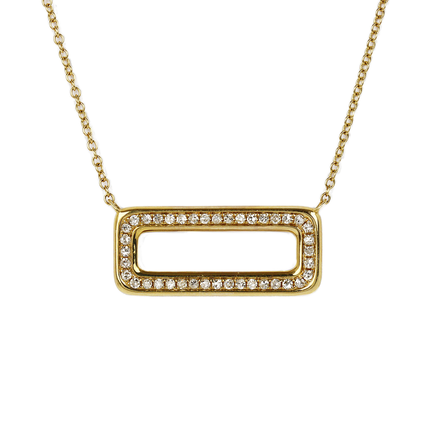 Featured image of this Women’s 14k Yellow Gold Diamond Necklace