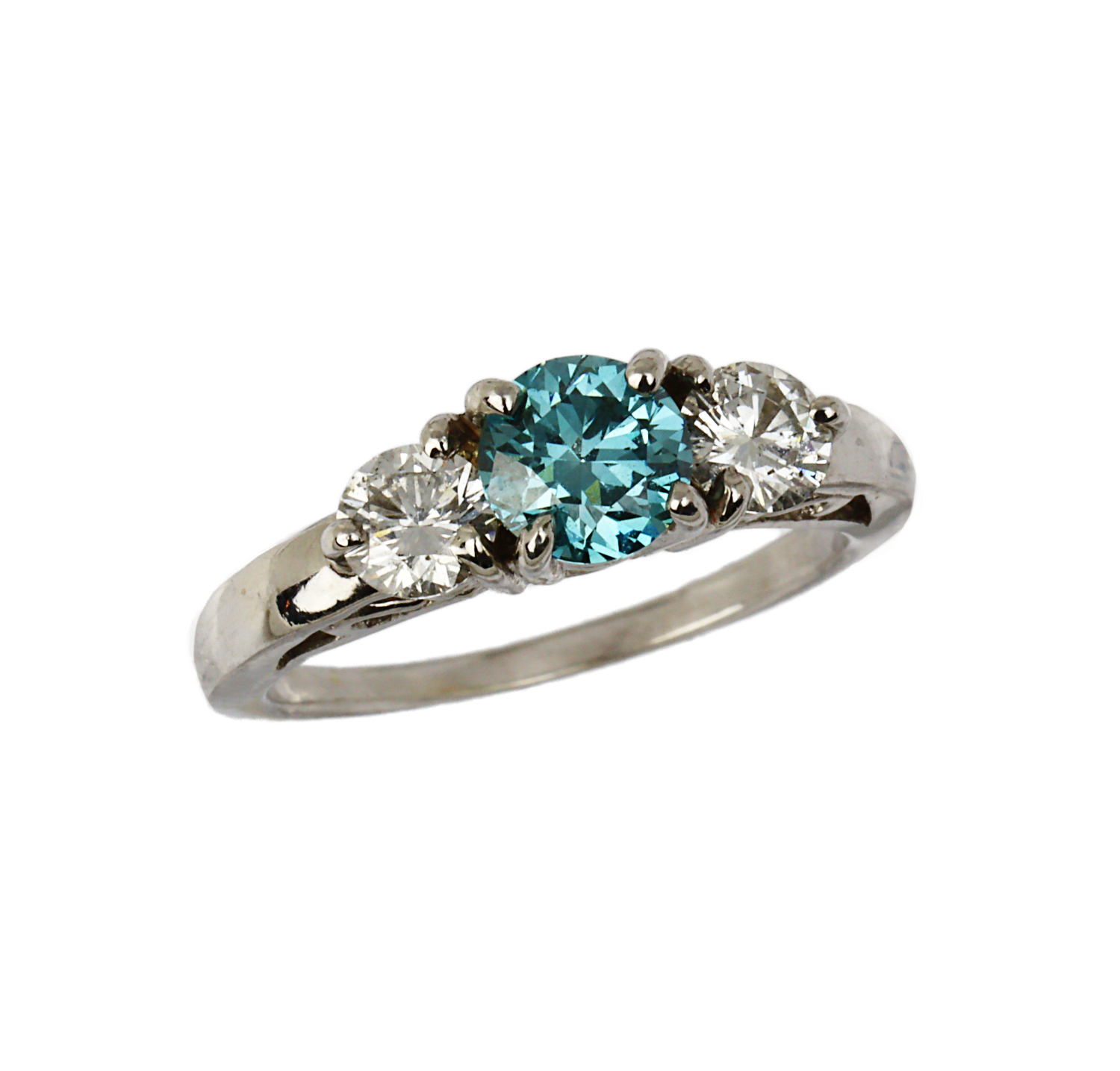 Featured image of this Women’s 14k White Gold Diamond Bridal Ring Size 5.5
