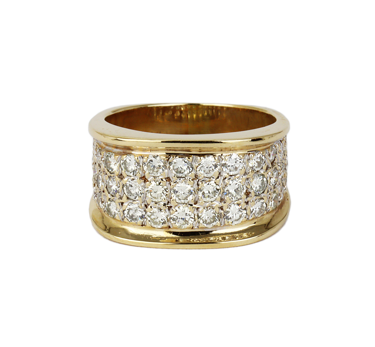 Gallery image of this Women’s 14k Yellow Gold Diamond Ring Size 6.75