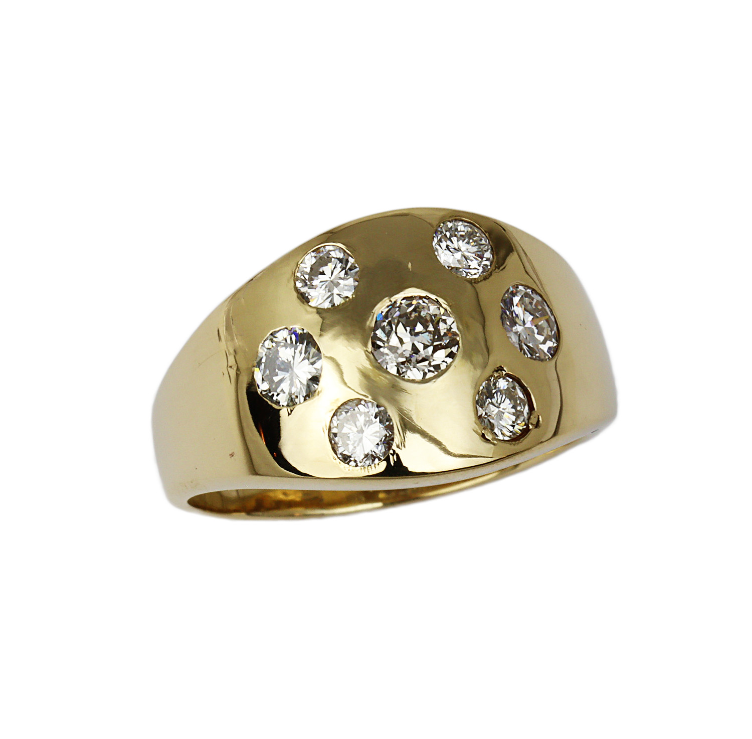 Featured image of this Women’s 14k Yellow Gold Diamond Ring Size 9.25