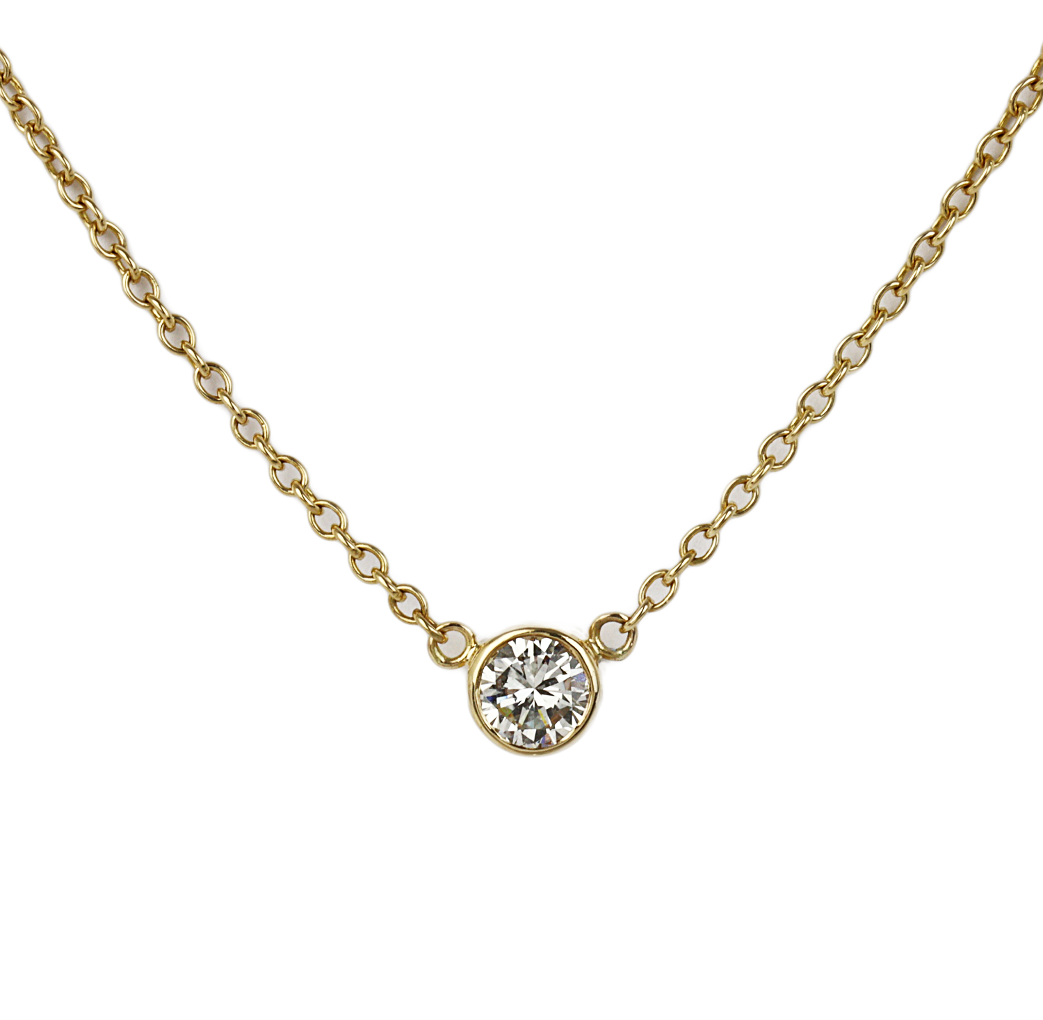 Featured image of this Women’s 14k Yellow Gold Diamond Necklace