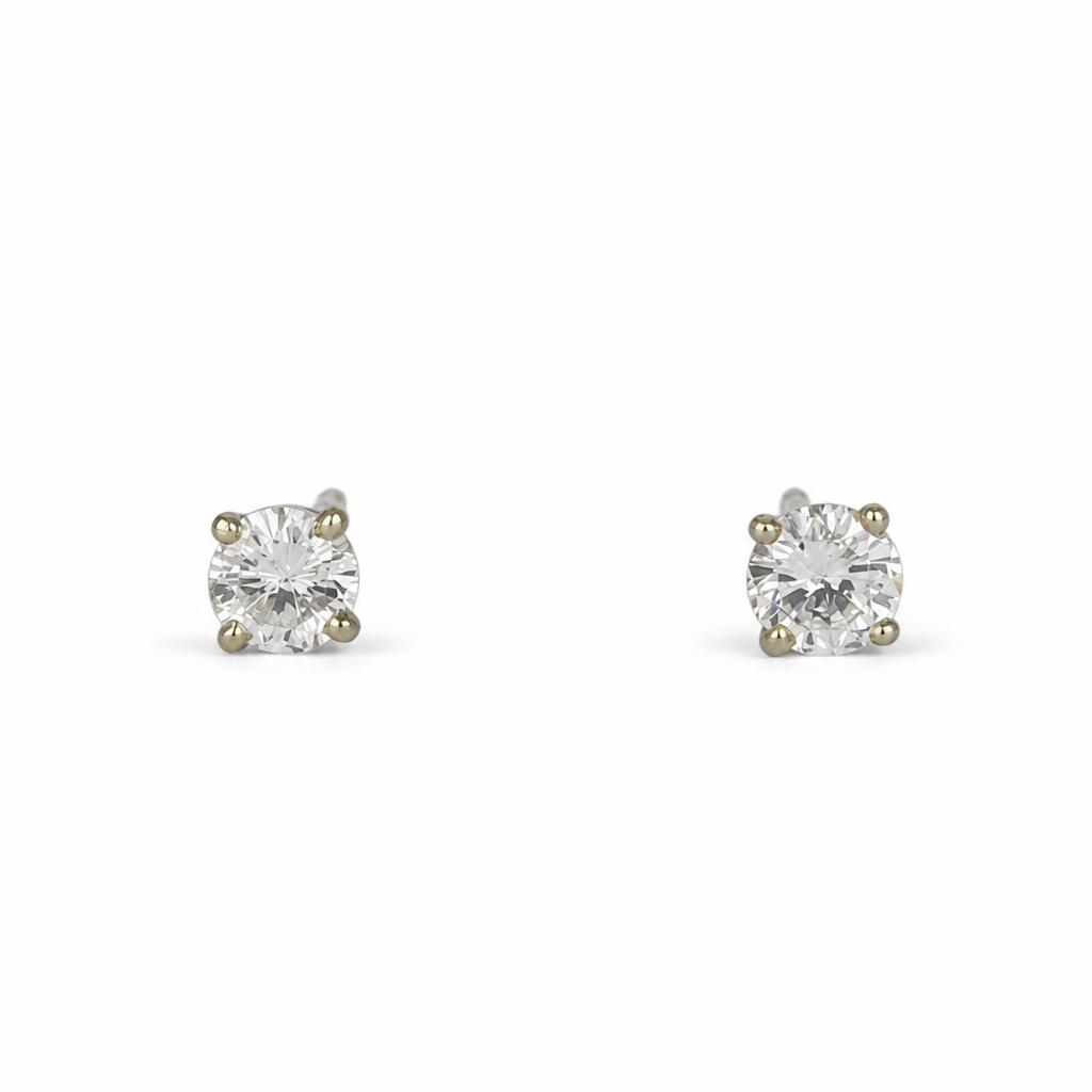 Featured image of this Women’s 14k White Gold Diamond Stud Earrings