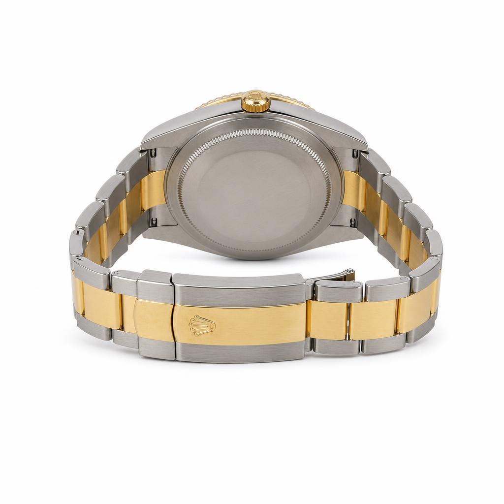 Gallery image of this Rolex 18k Yellow Gold, Stainless Steel Sky Dweller Wristwatch – 42mm Case