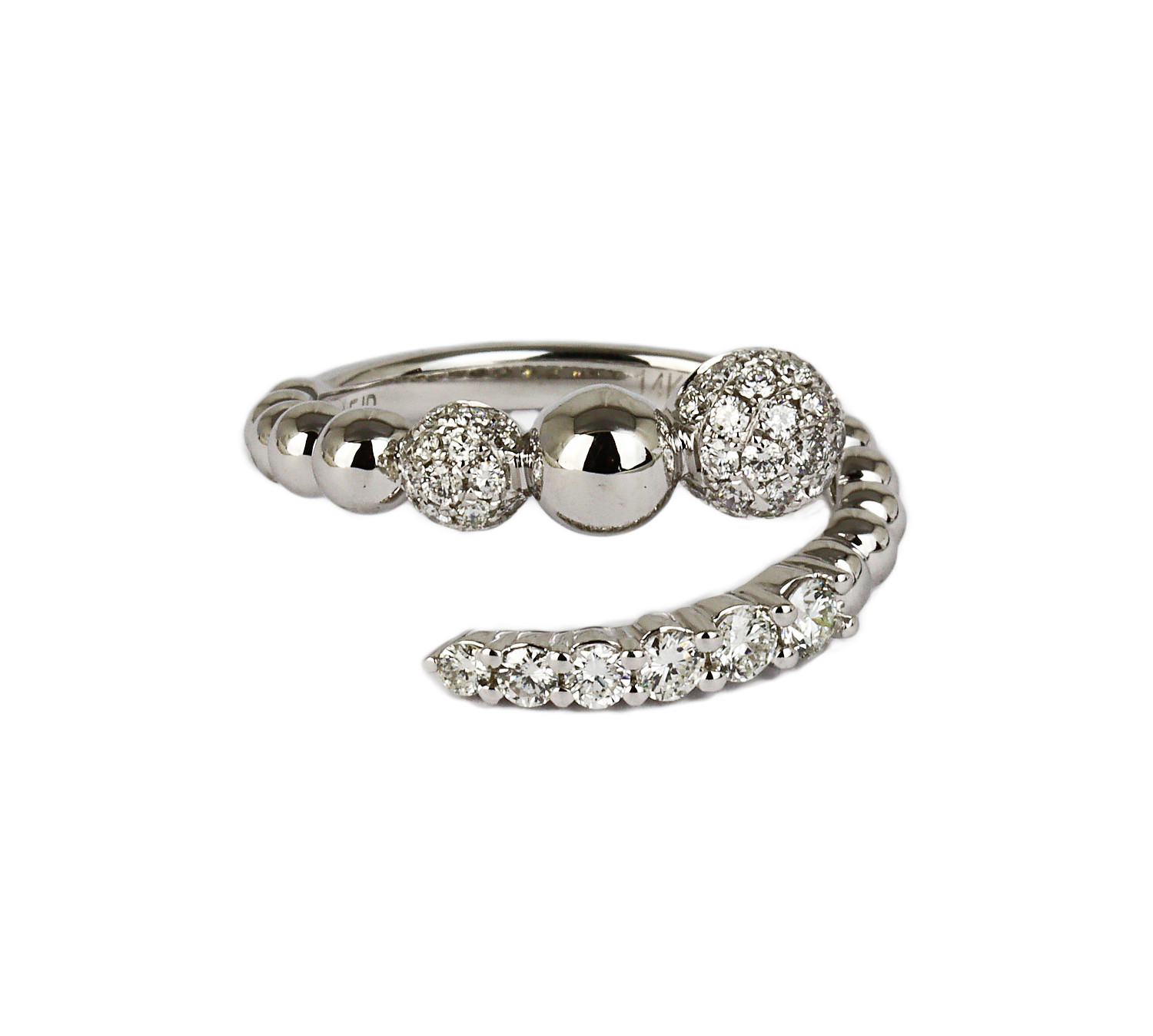 Gallery image of this Fischer Women’s 14k White Gold Diamond Ring Size 7
