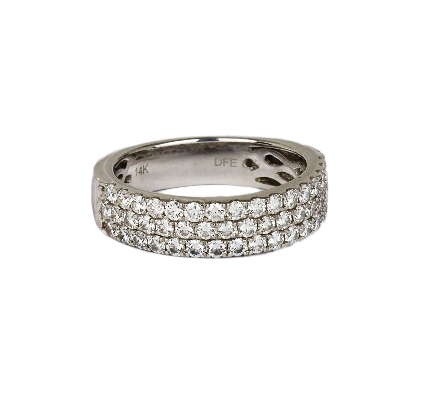 Gallery image of this Women’s 14k White Gold Diamond Ring Size 6.5