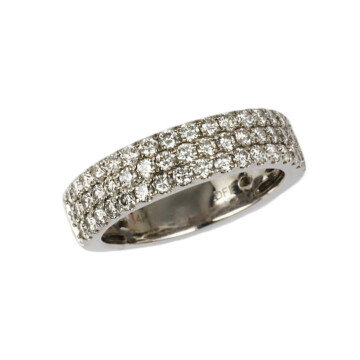 Featured image of this Women’s 14k White Gold Diamond Ring Size 6.5