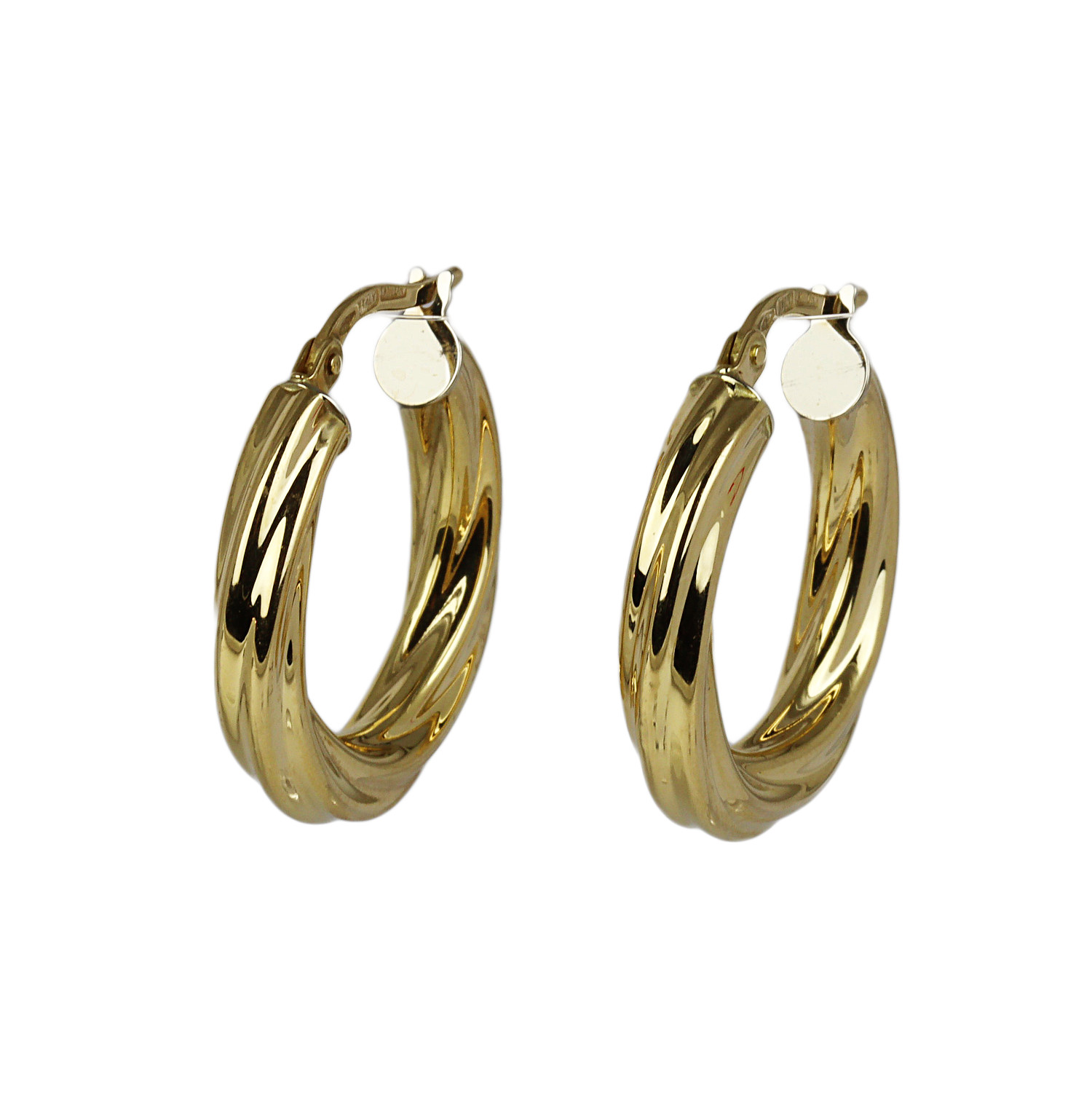 Featured image of this Women’s 18k Yellow Gold Hoop Earrings