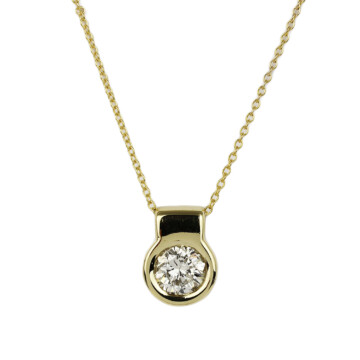Featured image of this Women’s 14k Yellow Gold Diamond Necklace